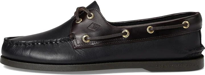 Sperry Classic Ao 2 Eye Men's Lace-up Boots Black : 10 M (D), Leather - Image 6