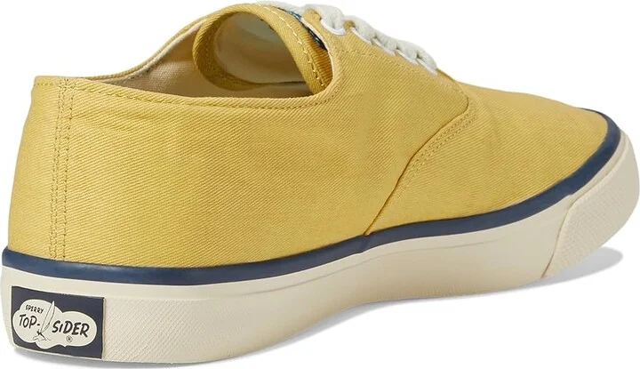 Sperry Cloud Cvo Men's Lace up casual Shoes Vintage Yellow : 5 M (D), Canvas - Image 4