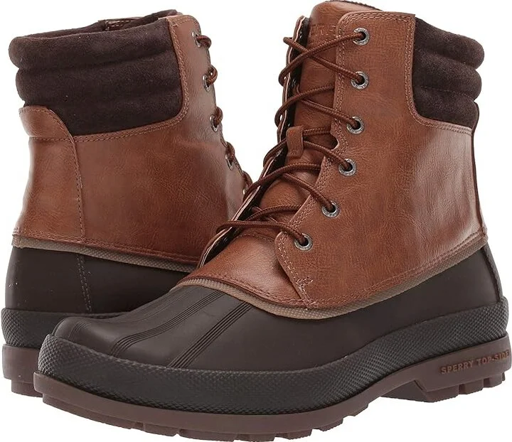 Sperry Cold Bay Boot Men's Boots Tan/Brown : 9 M (D), Leather