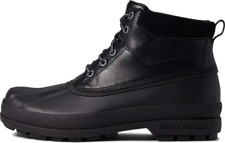 Sperry Cold Bay Chukka Men's Cold Weather Boots Black : 7.5 M (D), Leather/Rubber - Image 5