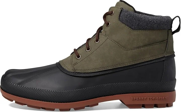 Sperry Cold Bay Chukka Men's Cold Weather Boots Olive : 7 M (D), Leather/Rubber - Image 6