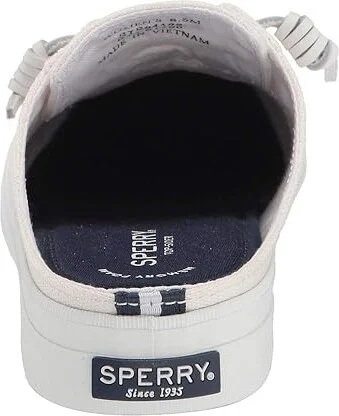 Sperry Crest Vibe Mule Canvas Women's Shoes White : 6.5 M (B) - Image 5