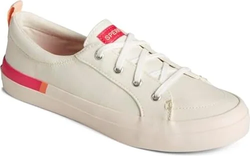 Sperry Crest Vibe Seasonal Women's Shoes Pink Stripe : 8 M (B), Rubber