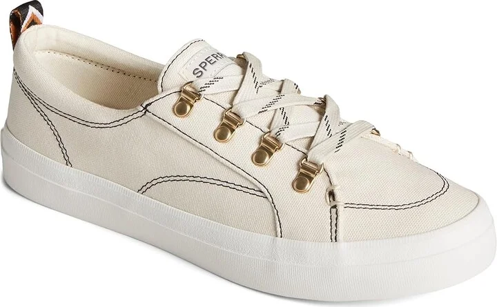 Sperry Crest Vibe Sport Women's Shoes White : 10 M (B), Cotton