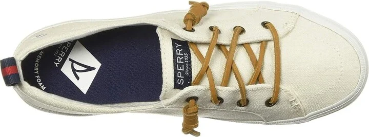 Sperry Crest Vibe Triple Canvas Women's Shoes White : 6.5 M (B) - Image 3