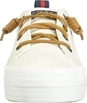 Sperry Crest Vibe Triple Canvas Women's Shoes White : 6.5 M (B) - Image 6
