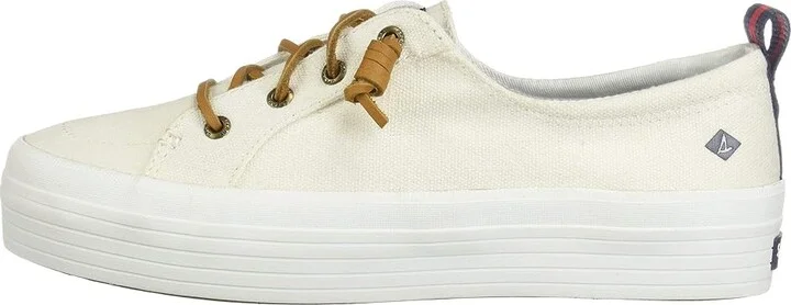 Sperry Crest Vibe Triple Canvas Women's Shoes White : 6.5 M (B) - Image 7