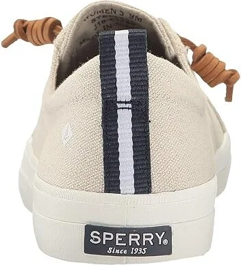 Sperry Crest Vibe Washed Linen Women's Lace up casual Shoes Oat : 7.5 M (B), Canvas - Image 5