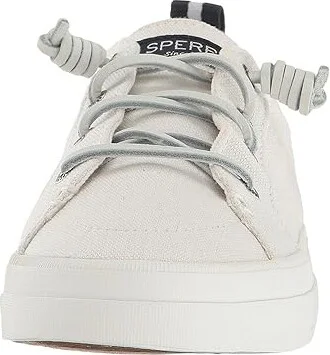 Sperry Crest Vibe Washed Linen Women's Lace up casual Shoes White : 7 M (B), Canvas - Image 6