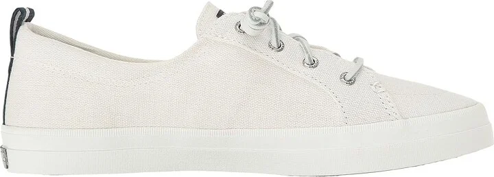 Sperry Crest Vibe Washed Linen Women's Lace up casual Shoes White : 7 M (B), Canvas - Image 8