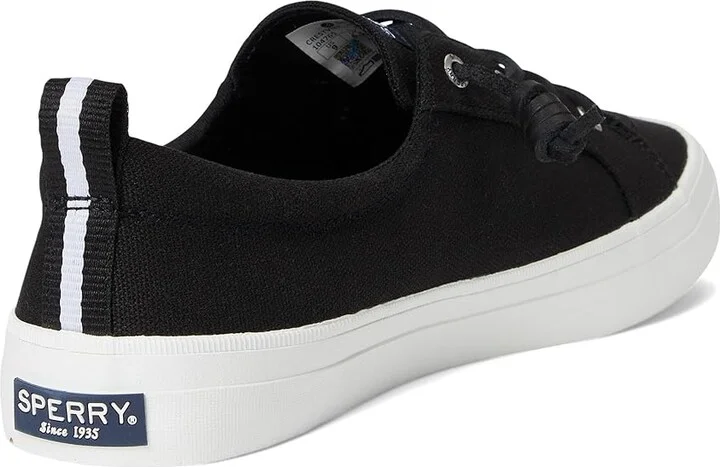 Sperry Crest Vibe Women's Shoes Black 5 : 9.5 M (B), Canvas - Image 4