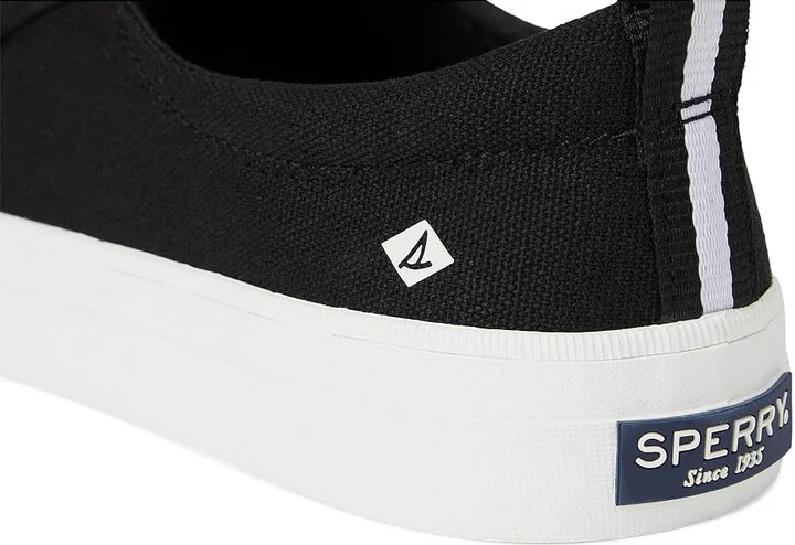 Sperry Crest Vibe Women's Shoes Black 5 : 9.5 M (B), Canvas - Image 7