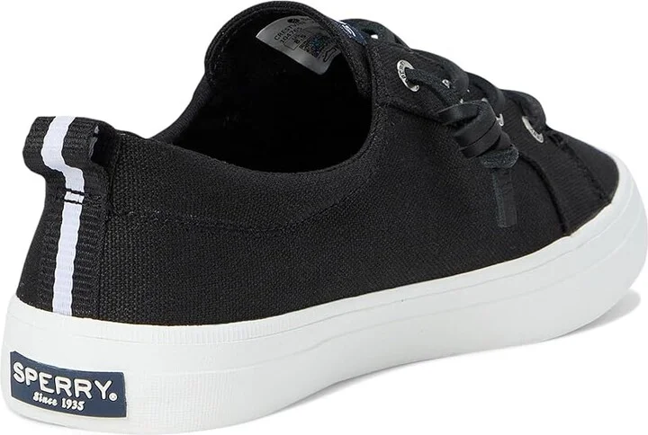 Sperry Crest Vibe Women's Shoes Black1 : 10 W (C), Canvas - Image 4