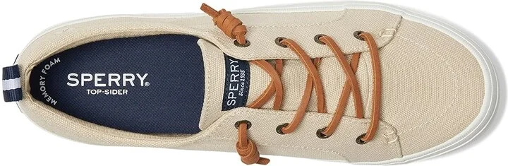 Sperry Crest Vibe Women's Shoes Brown : 9 M (B), Canvas - Image 2