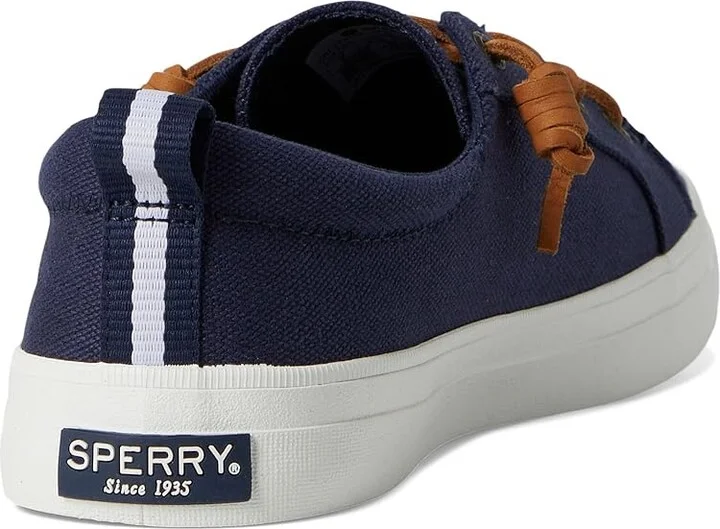 Sperry Crest Vibe Women's Shoes Navy1 : 6 W (C), Canvas - Image 4