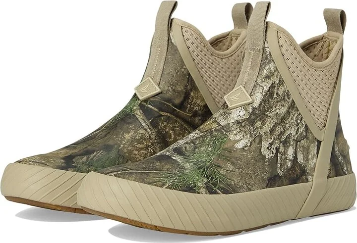 Sperry Cutwater Deck Realtree Men's Boots Olive : 7 M (D), Rubber/Synthetic