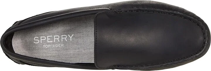 Sperry Davenport Penny Men's Shoes Black 1 : 9.5 M (D), Leather - Image 2