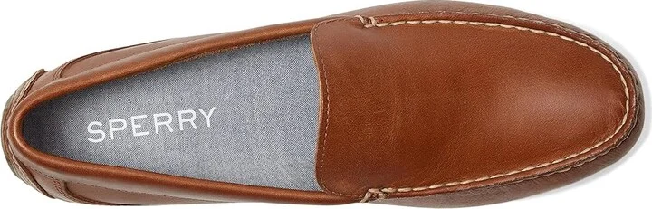 Sperry Davenport Venetian Men's Shoes Medium Beige : 8.5 W (EE), Textile/Leather - Image 2