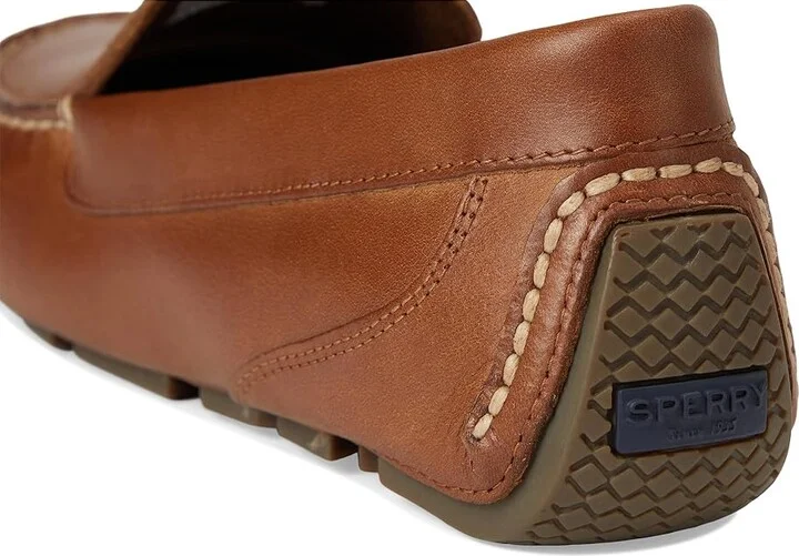 Sperry Davenport Venetian Men's Shoes Medium Beige : 8.5 W (EE), Textile/Leather - Image 7