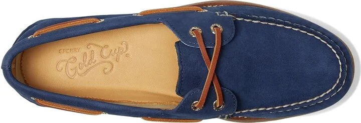 Sperry Gold A/O 2-Eye Men's Lace-up Boots Navy : 11 M (D), Leather - Image 2
