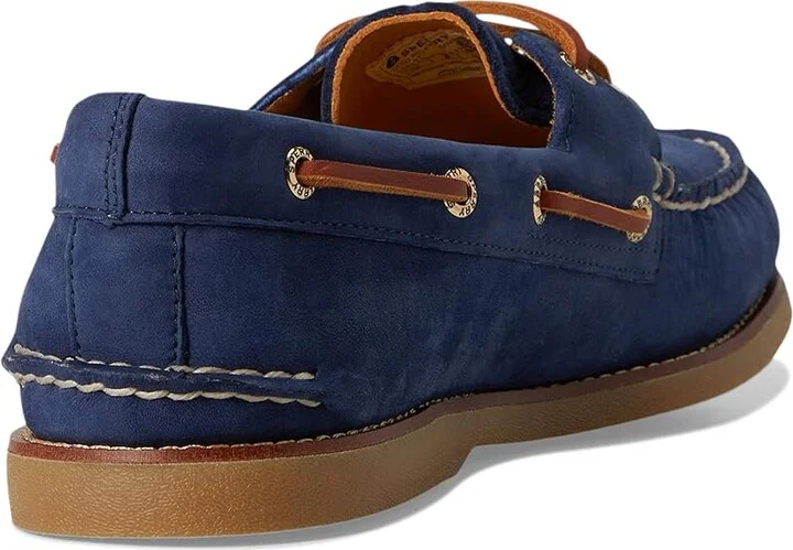 Sperry Gold A/O 2-Eye Men's Lace-up Boots Navy : 11 M (D), Leather - Image 4