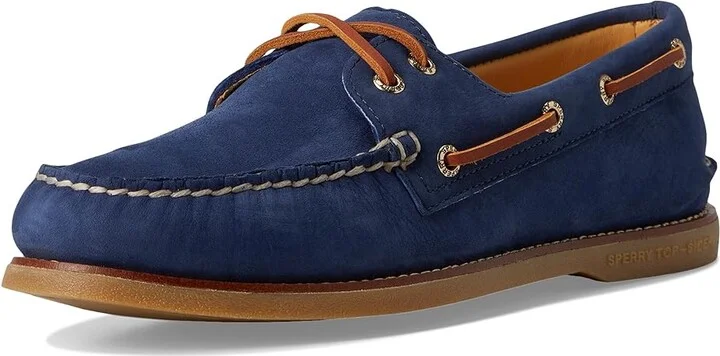 Sperry Gold A/O 2-Eye Men's Lace-up Boots Navy : 11 M (D), Leather - Image 5