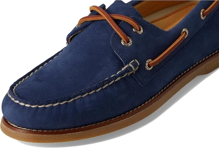 Sperry Gold A/O 2-Eye Men's Lace-up Boots Navy : 11 M (D), Leather - Image 7