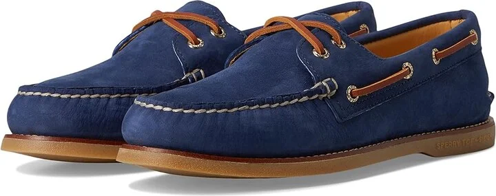Sperry Gold A/O 2-Eye Men's Lace-up Boots Navy : 11 M (D), Leather