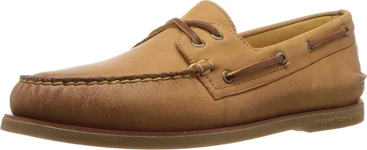 Sperry Gold Cup A/O 2-Eye Men's Lace up casual Shoes Tan : 7 M (D), Leather - Image 2