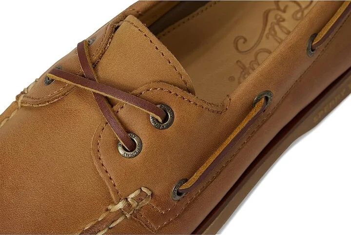 Sperry Gold Cup A/O 2-Eye Men's Lace up casual Shoes Tan : 7 M (D), Leather - Image 8