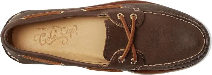 Sperry Gold Cup A/O 2-Eye Men's Slip on Shoes Brown : 9.5 M (D), Leather - Image 3