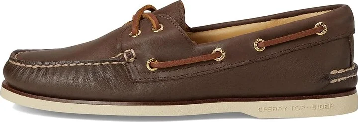 Sperry Gold Cup A/O 2-Eye Men's Slip on Shoes Brown : 9.5 M (D), Leather - Image 7