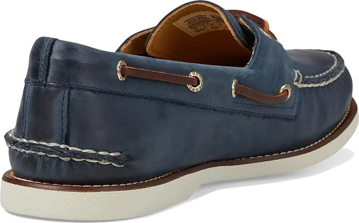Sperry Gold Cup A/O 2-Eye Men's Slip on Shoes Navy 1 : 7 M (D), Leather - Image 5