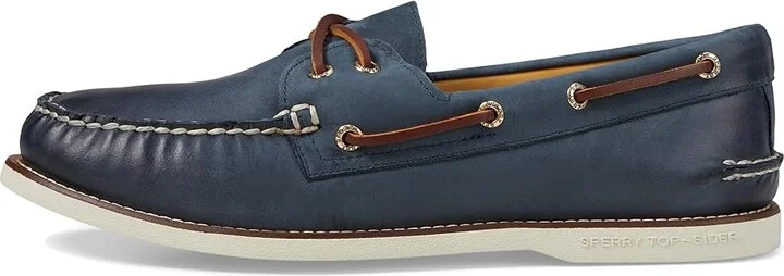 Sperry Gold Cup A/O 2-Eye Men's Slip on Shoes Navy 1 : 7 M (D), Leather - Image 7