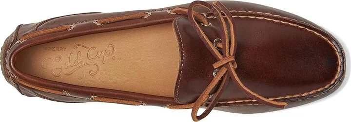 Sperry Gold Cup Harpswell Men's Slip on Shoes Tan : 7 M (D), Full Grain leather - Image 3