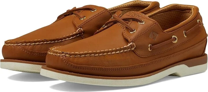 Sperry Gold Mako Men's Shoes Tan : 7 M (D), Leather