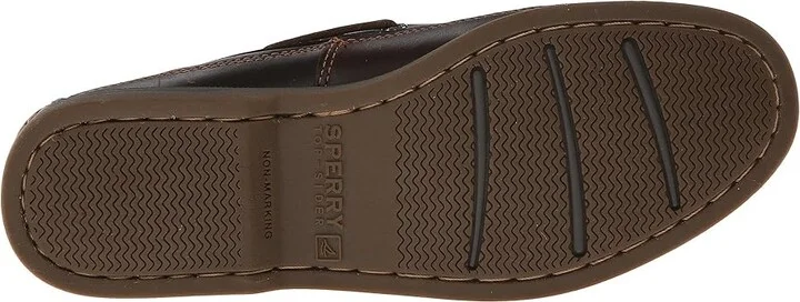 Sperry Mako 2-Eye Canoe Moc Men's Lace up casual Shoes Amaretto : 9 M (D), Leather - Image 3