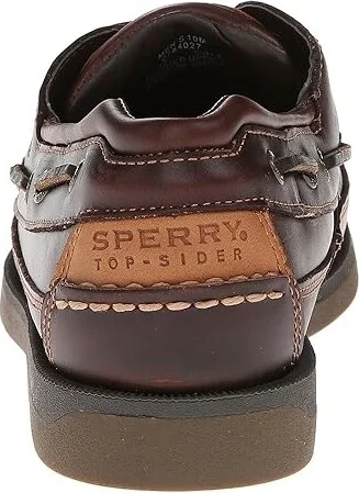 Sperry Mako 2-Eye Canoe Moc Men's Lace up casual Shoes Amaretto : 9 M (D), Leather - Image 4