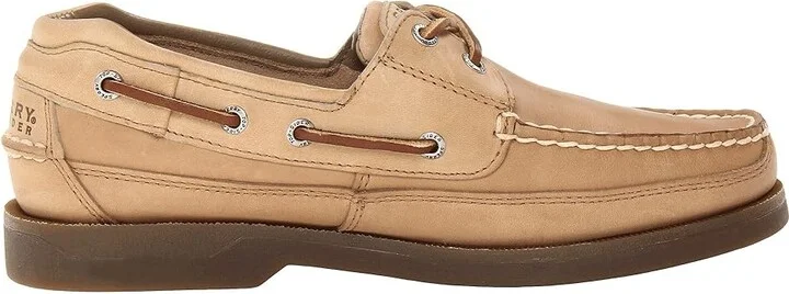 Sperry Mako 2-Eye Canoe Moc Men's Lace up casual Shoes Oak : 11.5 M (D), Leather - Image 7
