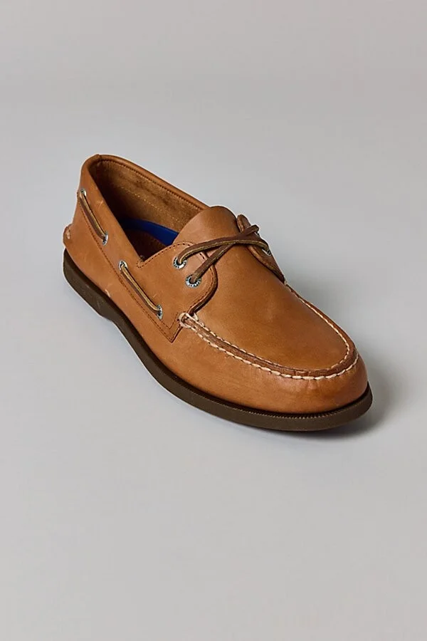 Sperry Men's Authentic Original 2-Eye Boat Shoe in Tan - Image 3