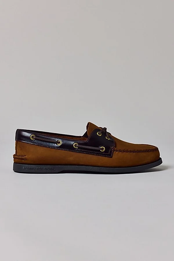 Sperry Men's Authentic Original 2-Eye Boat Shoe in Tan - Image 5