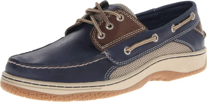 Sperry Men's Billfish 3-eye Boat Shoe Navy/Brown 8.5 M