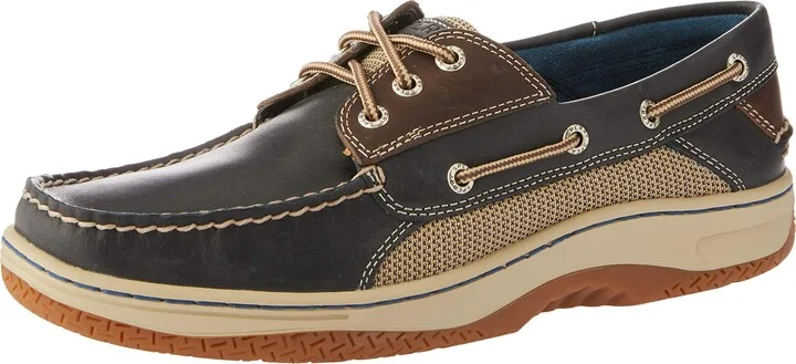 Sperry Men's Billfish 3-Eye Boat Shoe Navy/Brown 8.5 Wide