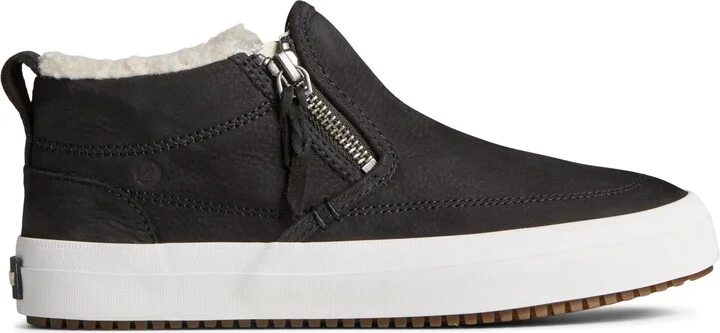 Sperry Mens Shoes Women's Crest Lug Side Zip Sneaker