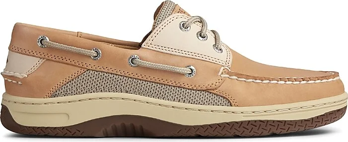 Sperry Men's Three Eye Light Brown Leather Boat Shoe