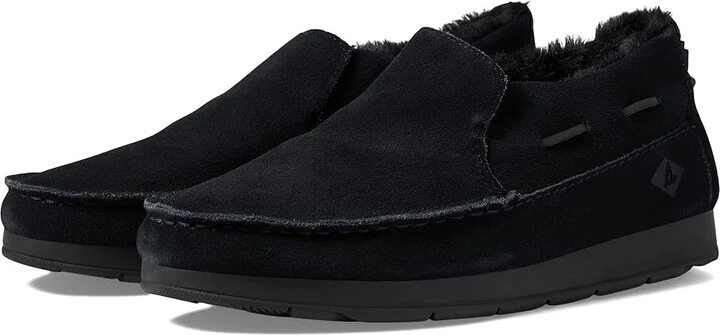 Sperry Moc-Sider Leather Men's Shoes Blackout : 7 M (D)