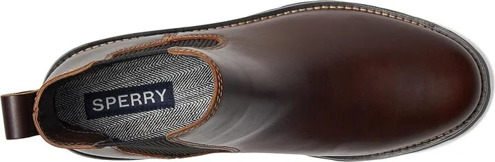 Sperry Mountain-Sider Chelsea Men's Boots Brown : 10 M (D), Leather/Rubber - Image 2