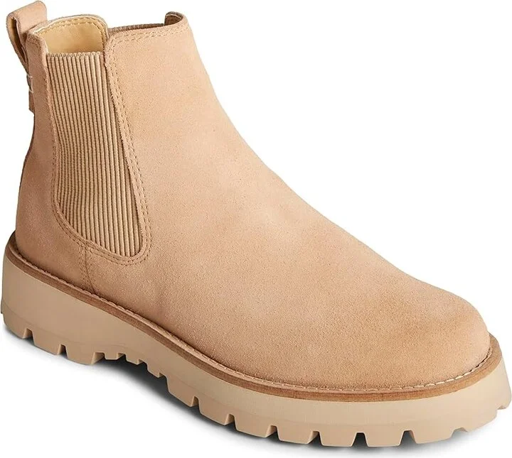 Sperry Mountain-Sider Chelsea Women's Boots Sand : 9.5 M (B), Leather