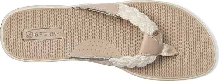 Sperry Parrotfish Braid Women's Sandals Bone : 6 M (B), Rubber - Image 2