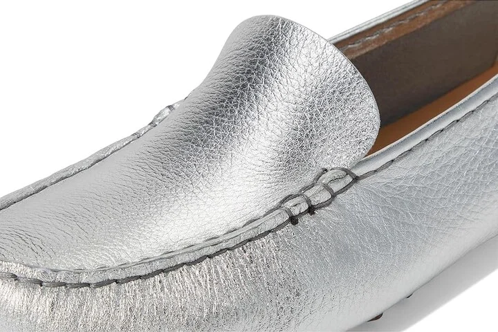 Sperry Port Driving Moccasin Women's Flat Shoes Silver : 7 M (B), Leather - Image 7